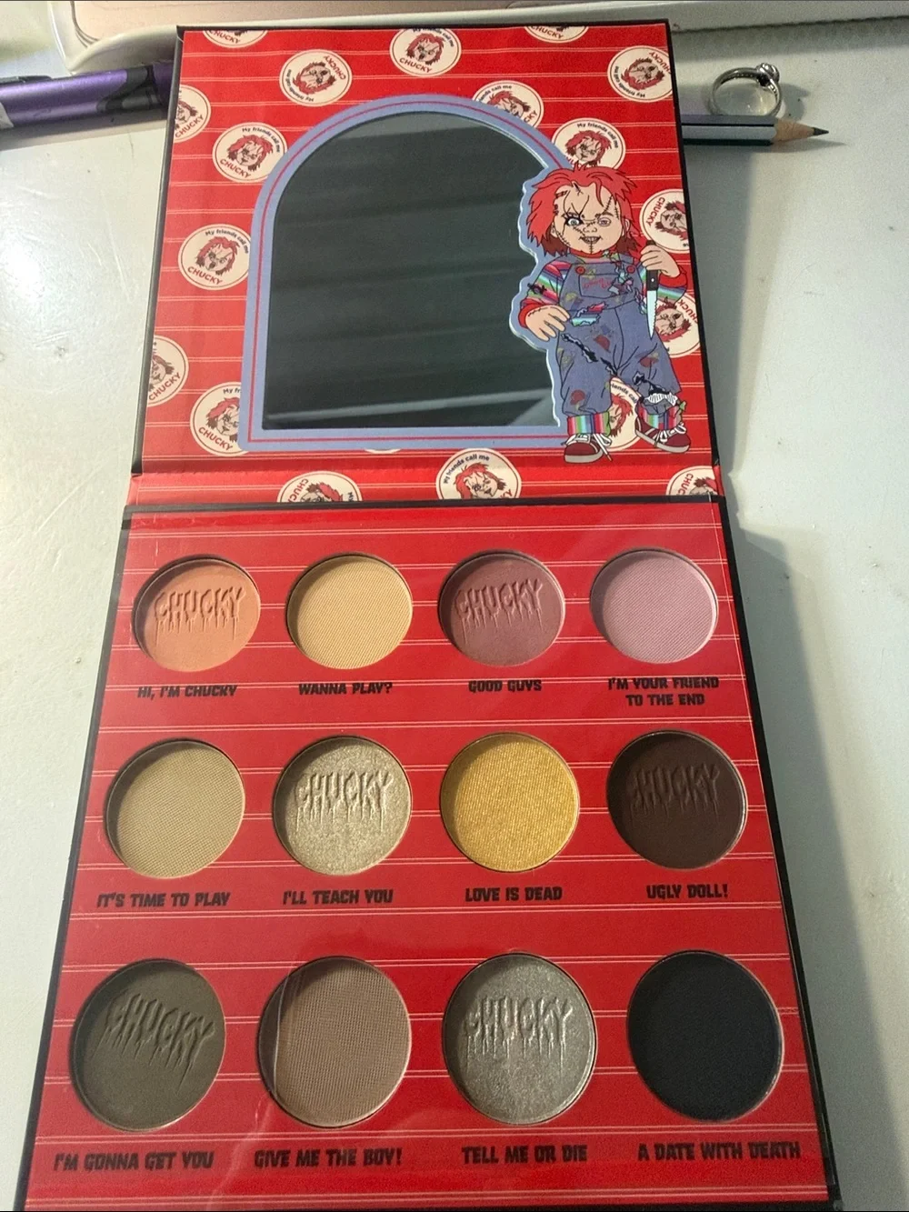 Red Eyeshadow Palette -